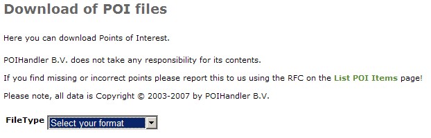 Select Device Format